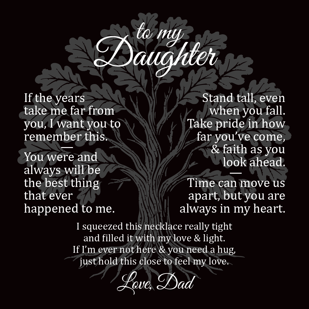 Stand Tall - To My Daughter - Forever Love