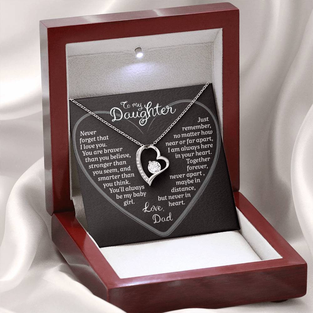 Brave Heart - To My Daughter - Love Knot