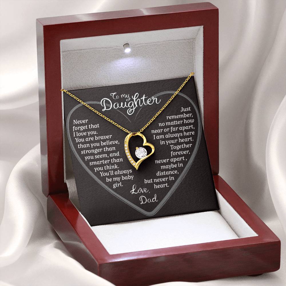 Brave Heart - To My Daughter - Love Knot
