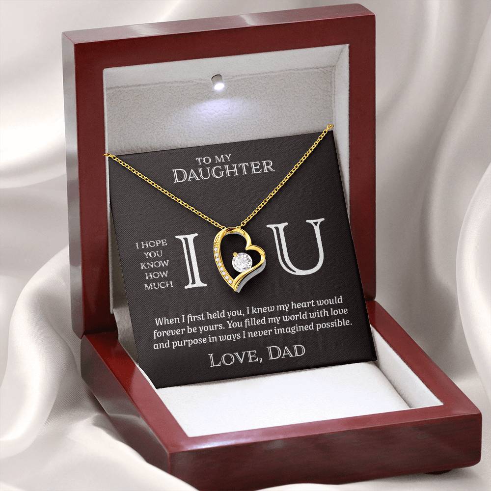 I Heart U Forever - To My Daughter - Forever Love