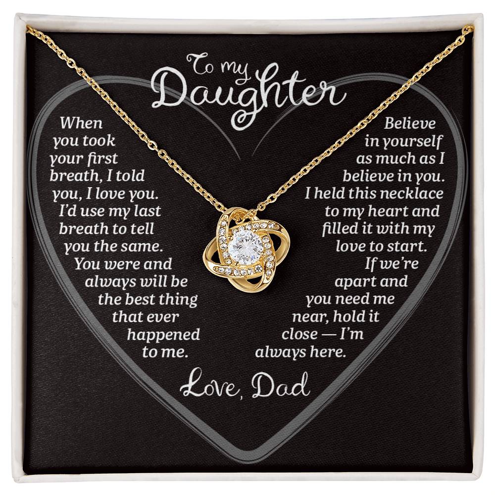 First Breath - To My Daughter - Forever Love