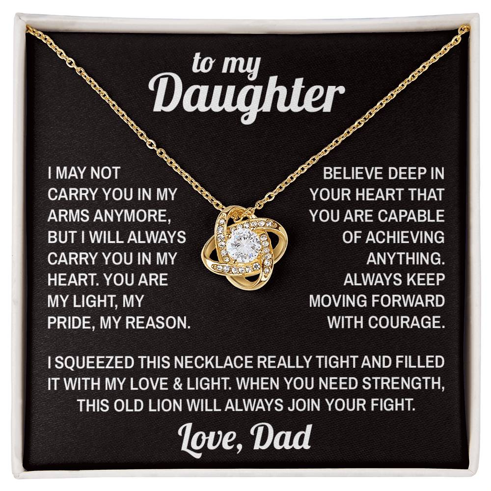 Lion's Strength II - To My Daughter - Love Knot
