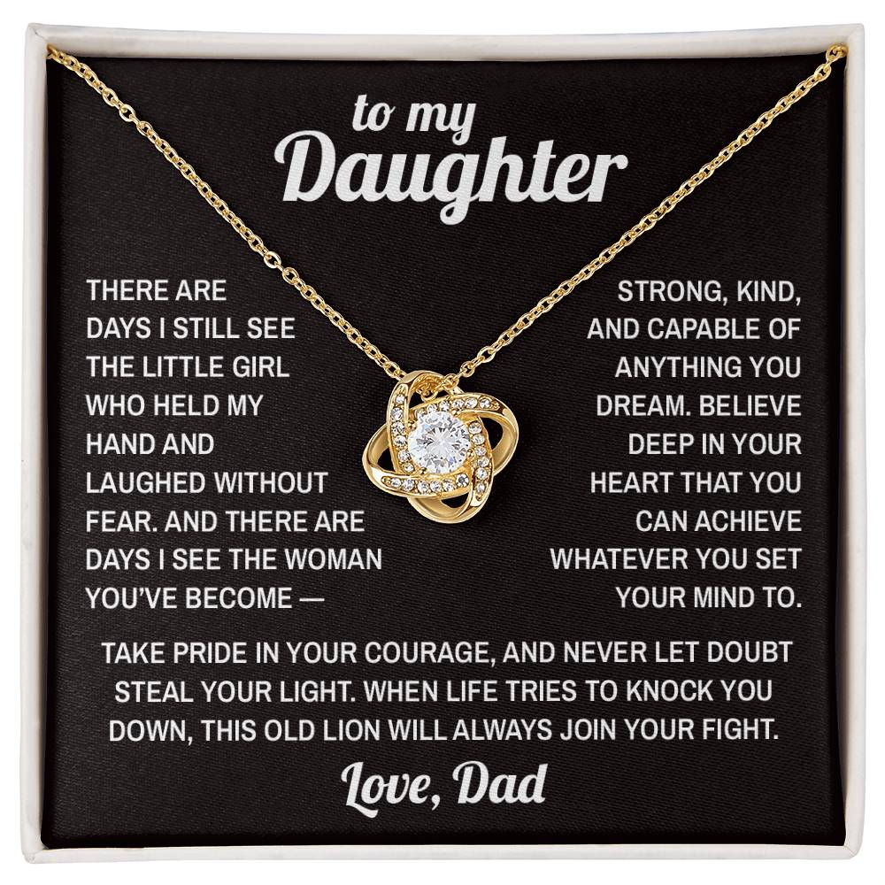Lion's Pride II - To My Daughter - Love Knot