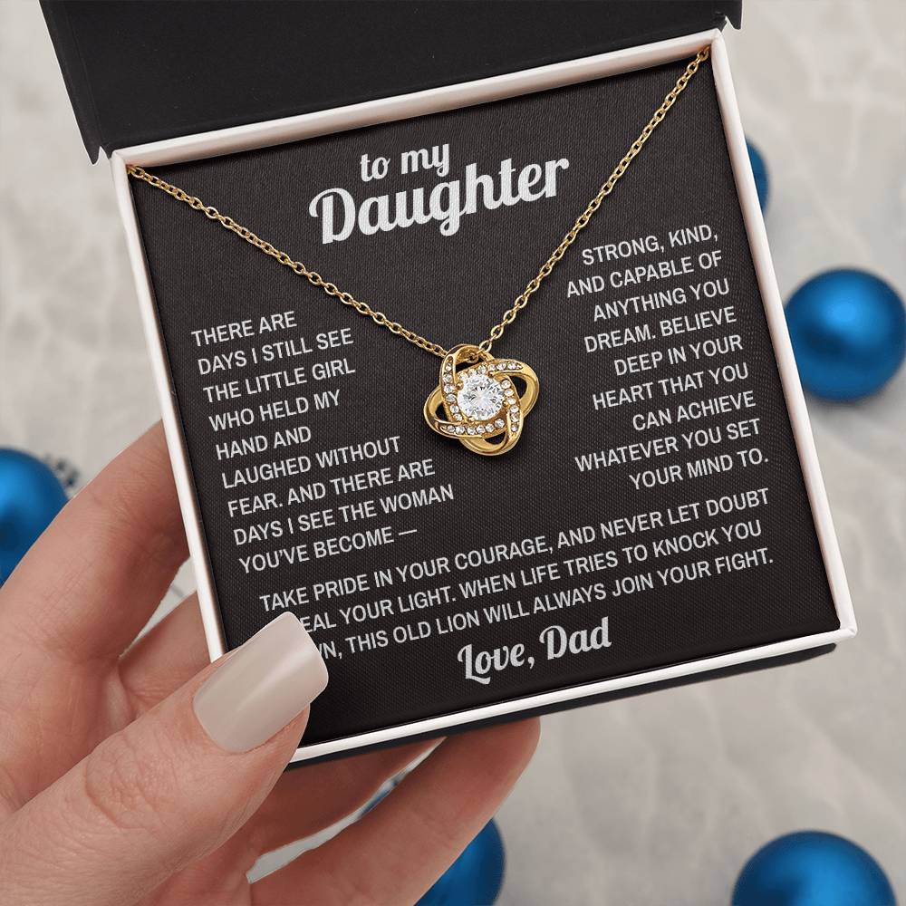 Lion's Pride II - To My Daughter - Love Knot