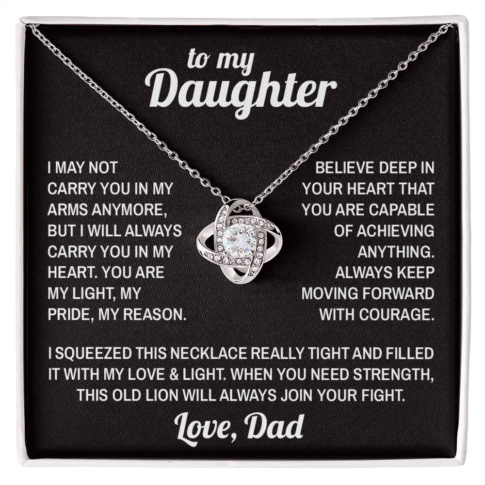 Lion's Strength II - To My Daughter - Love Knot