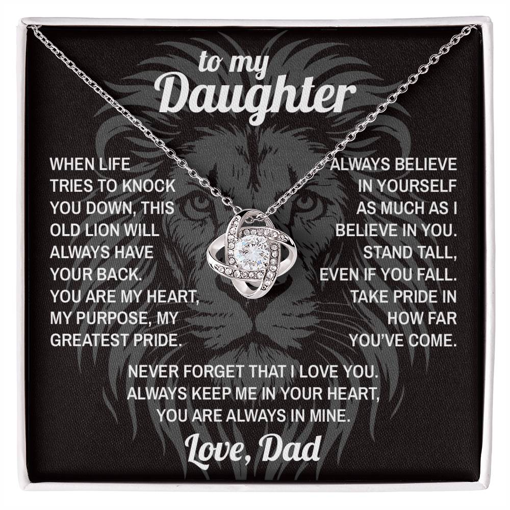 Lion's Stance - To My Daughter - Love Knot