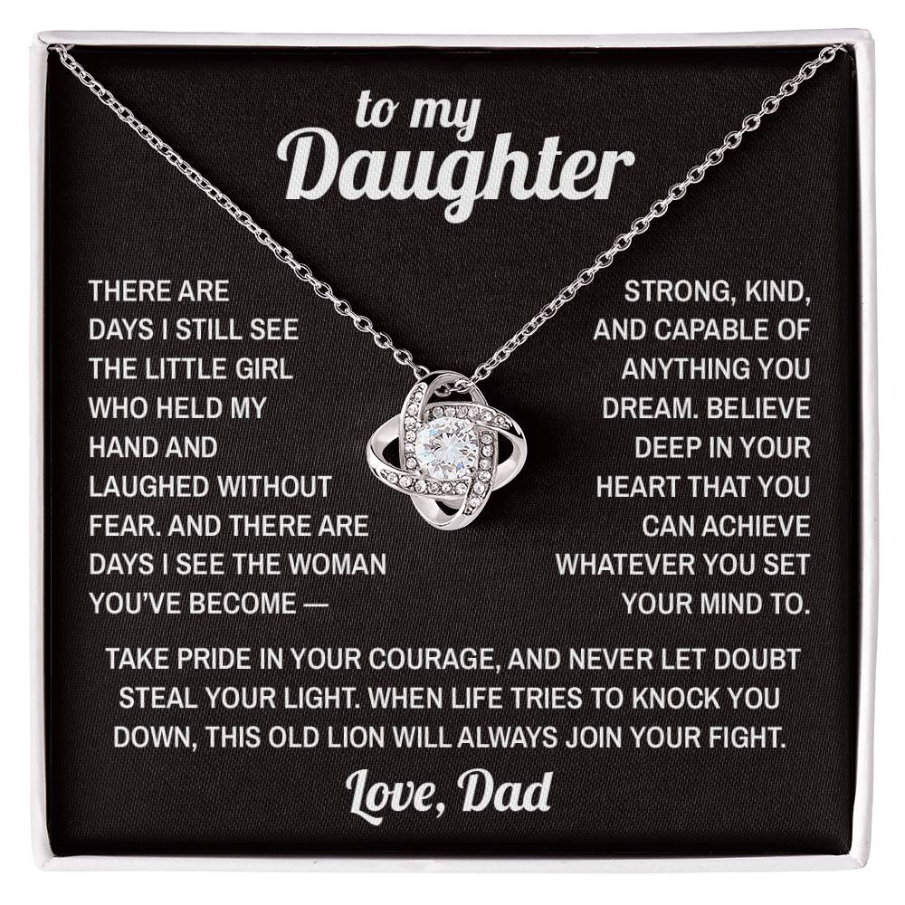 Lion's Pride II - To My Daughter - Love Knot
