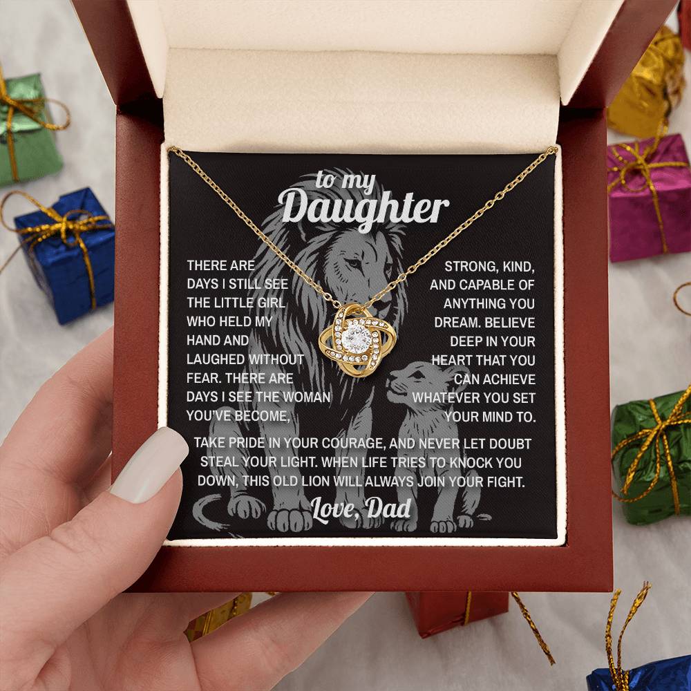 Lion's Pride - To My Daughter - Love Knot