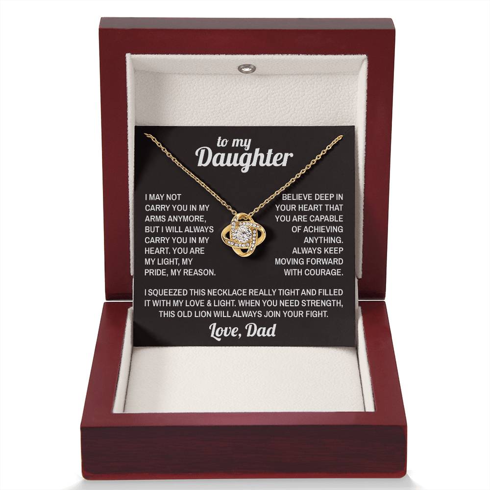 Lion's Strength II - To My Daughter - Love Knot