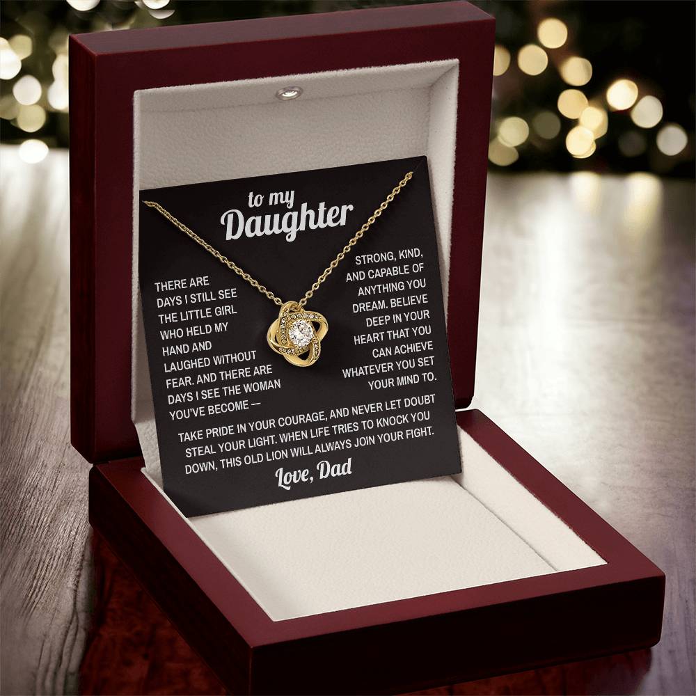 Lion's Pride II - To My Daughter - Love Knot