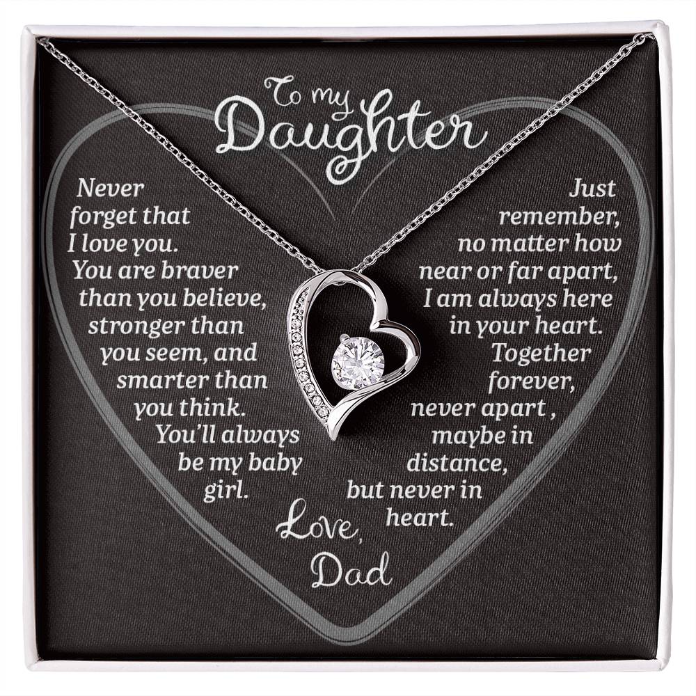 Brave Heart - To My Daughter - Love Knot