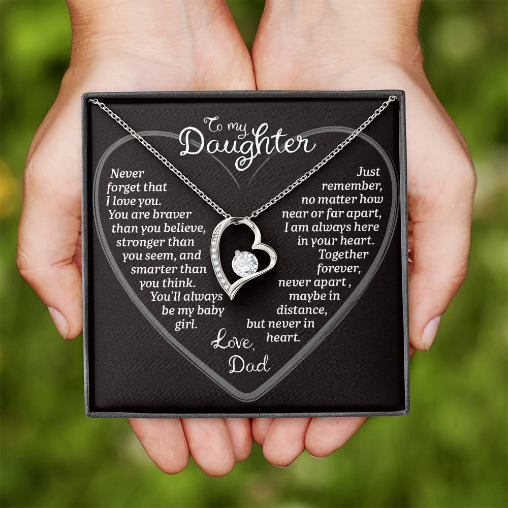 Brave Heart - To My Daughter - Love Knot