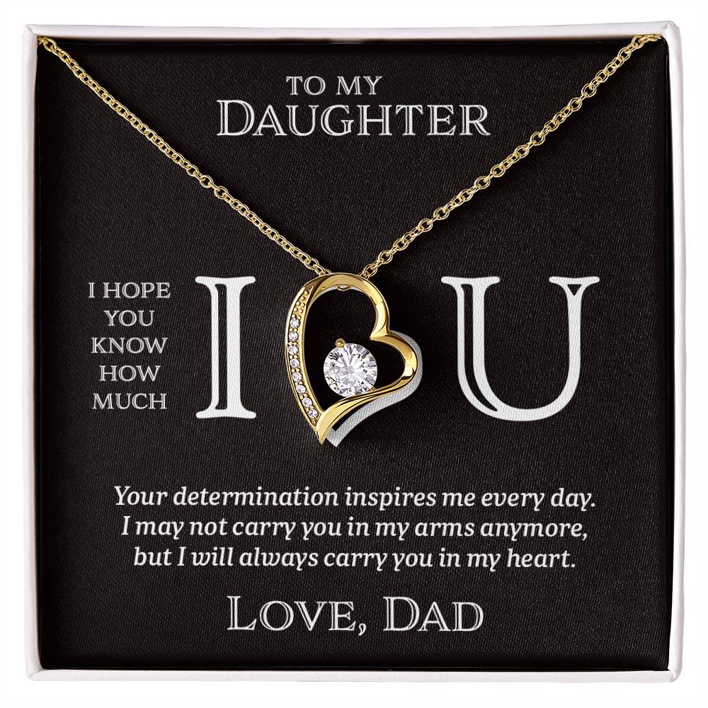 I Heart U Inspire - To My Daughter - Forever Love
