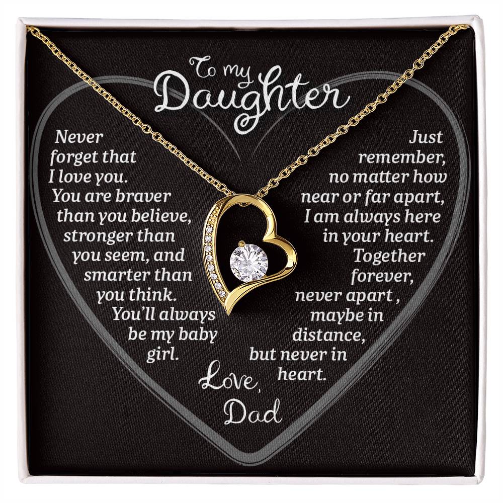 Brave Heart - To My Daughter - Love Knot