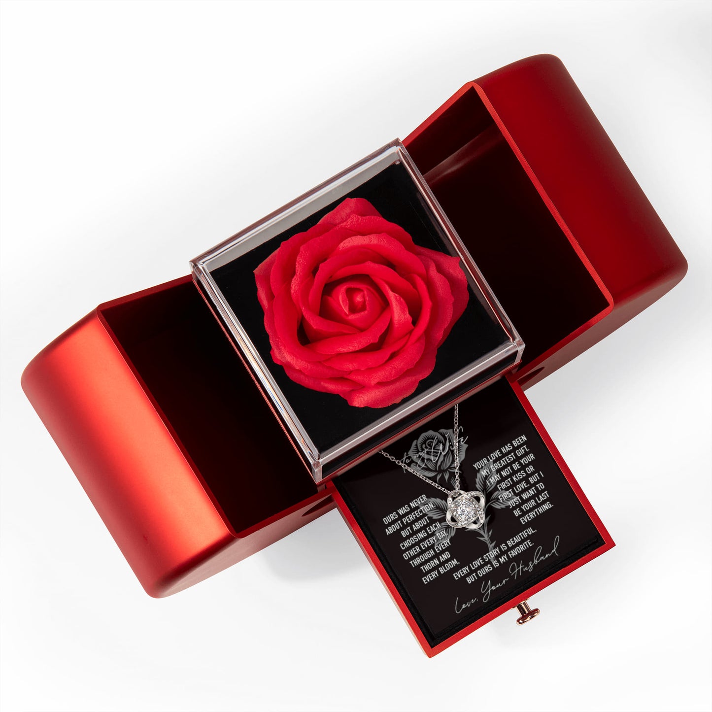 To My Wife - Heart Rose Box - Thorn & Bloom