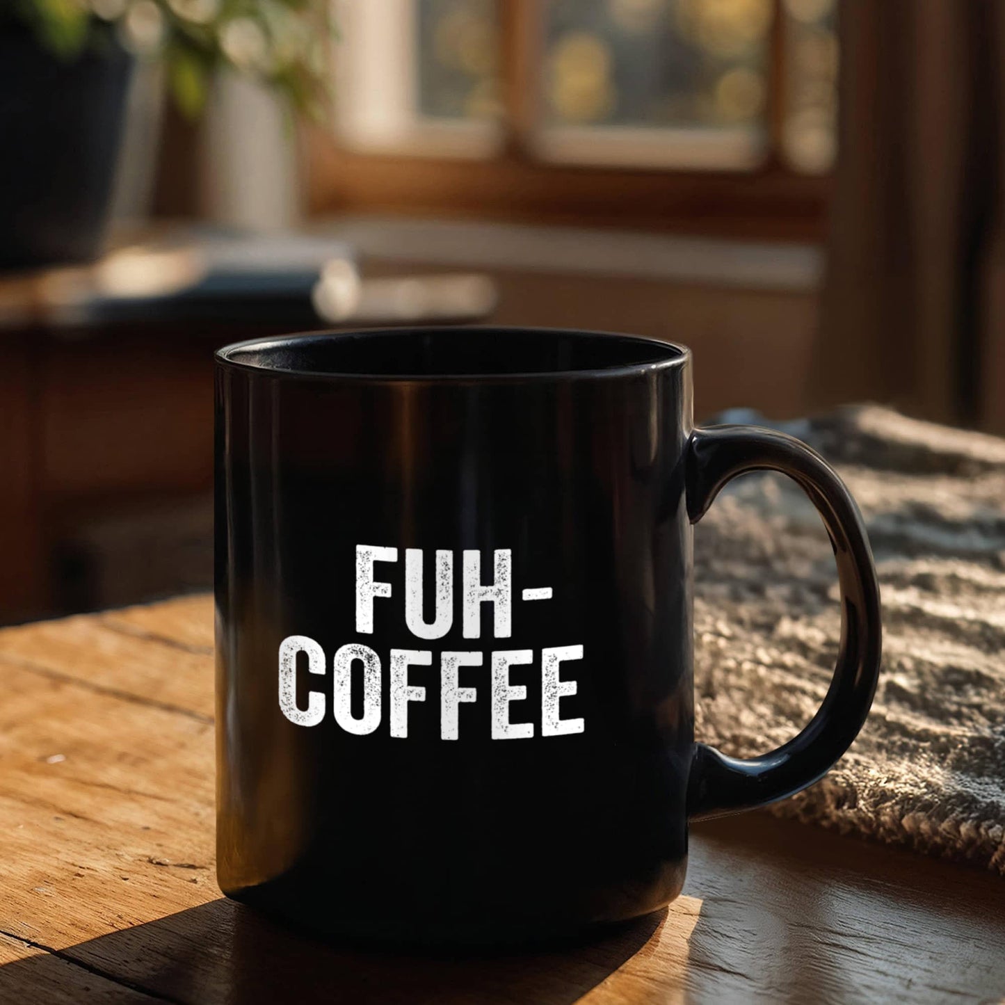 FUH-COFFEE - Mug - Black