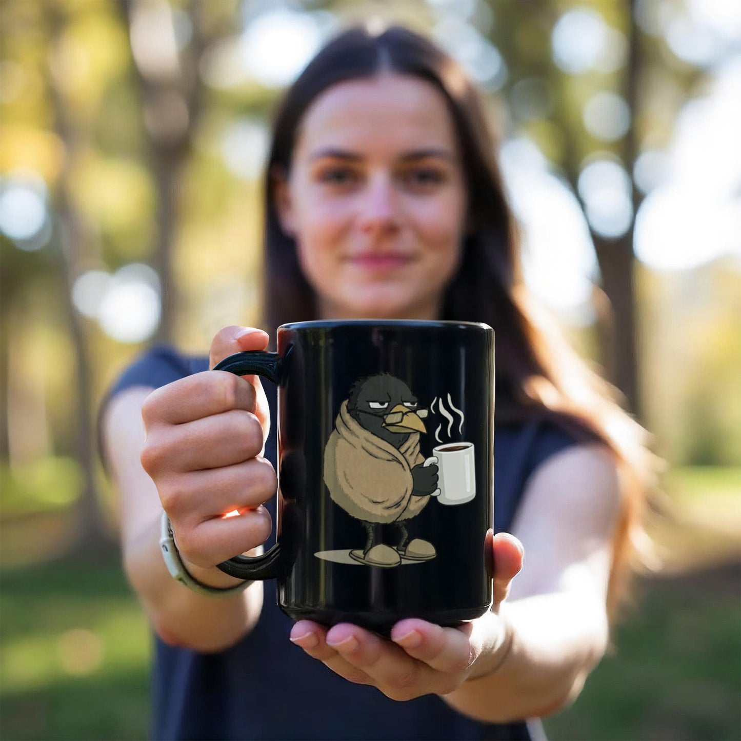 FUH-COFFEE Carl - Mug - But First - Black