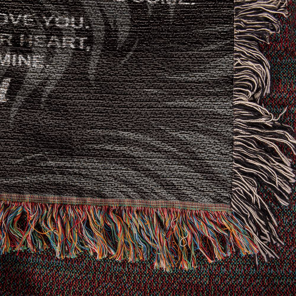 Lion's Stance - To My Daughter - Heirloom Woven Blanket