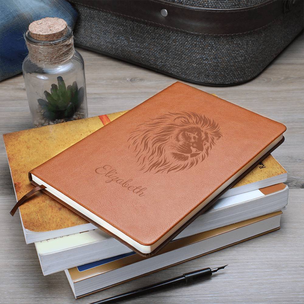 Journal With Gift Wrap - Lion's Strength