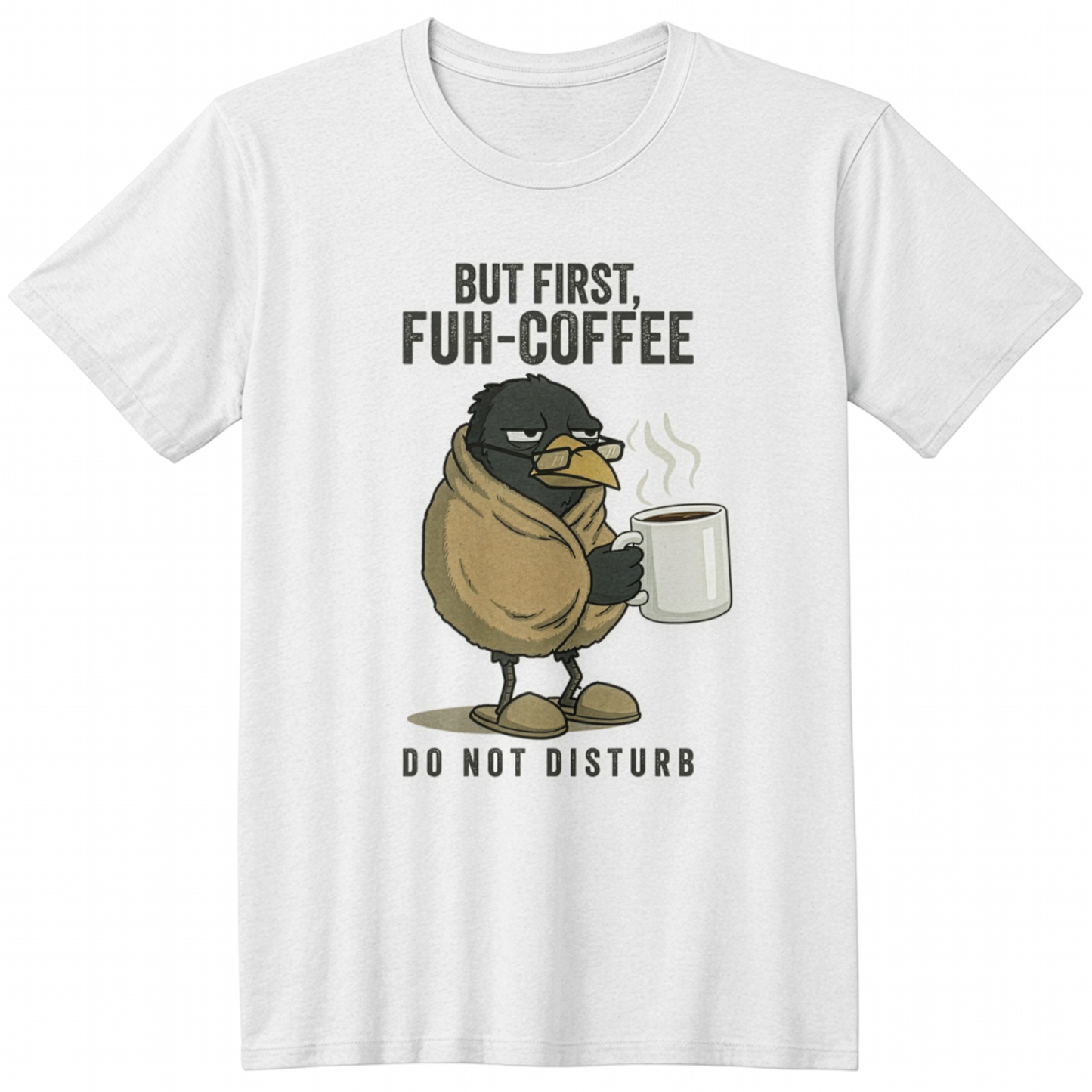 FUH-COFFEE Carl - T-Shirt White - BUT FIRST