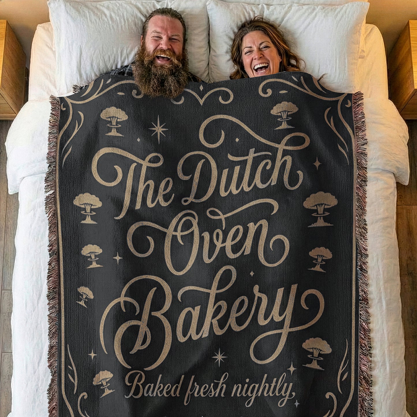The Dutch Oven Bakery - Heirloom Woven Blanket