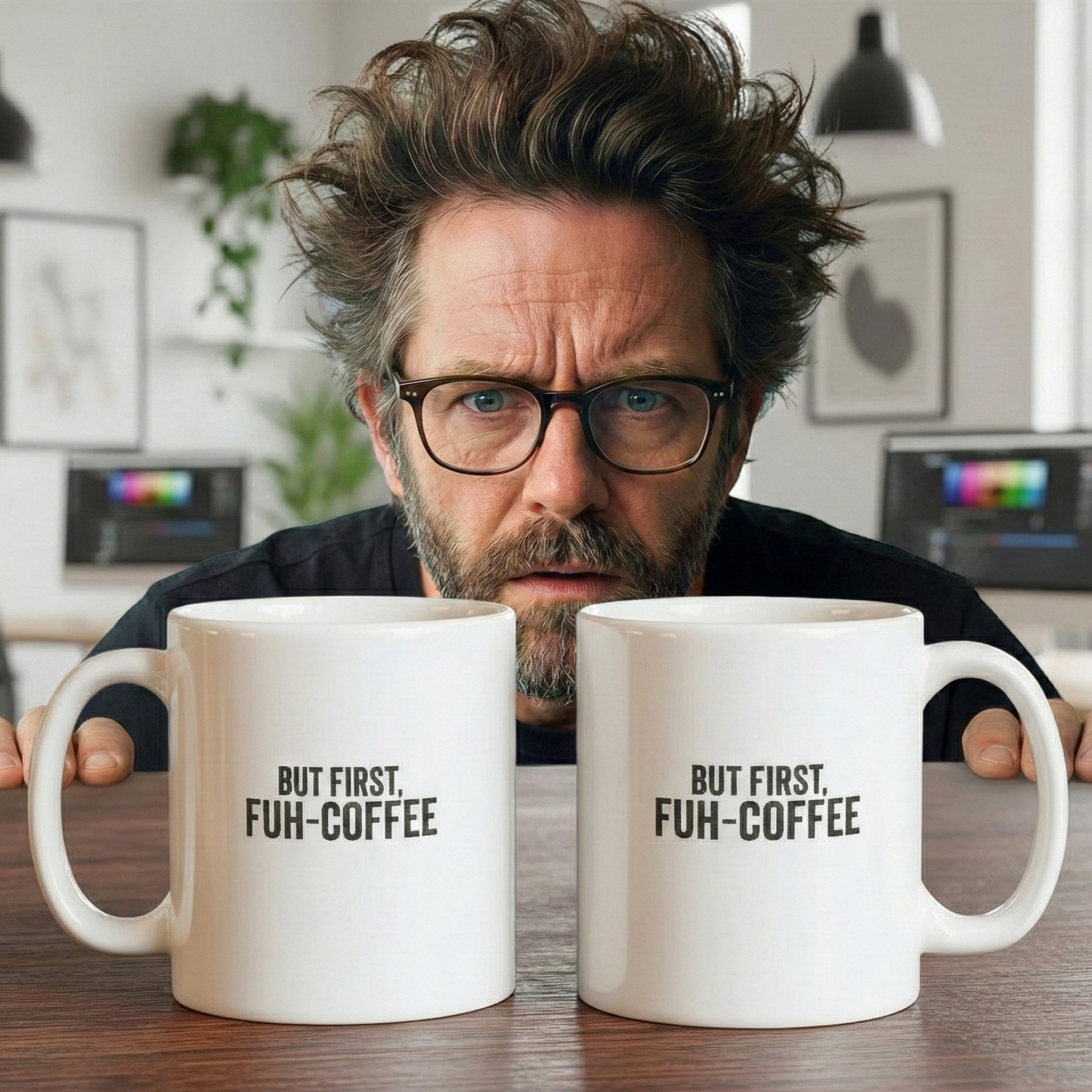 FUH-COFFEE - Mug - But First - White