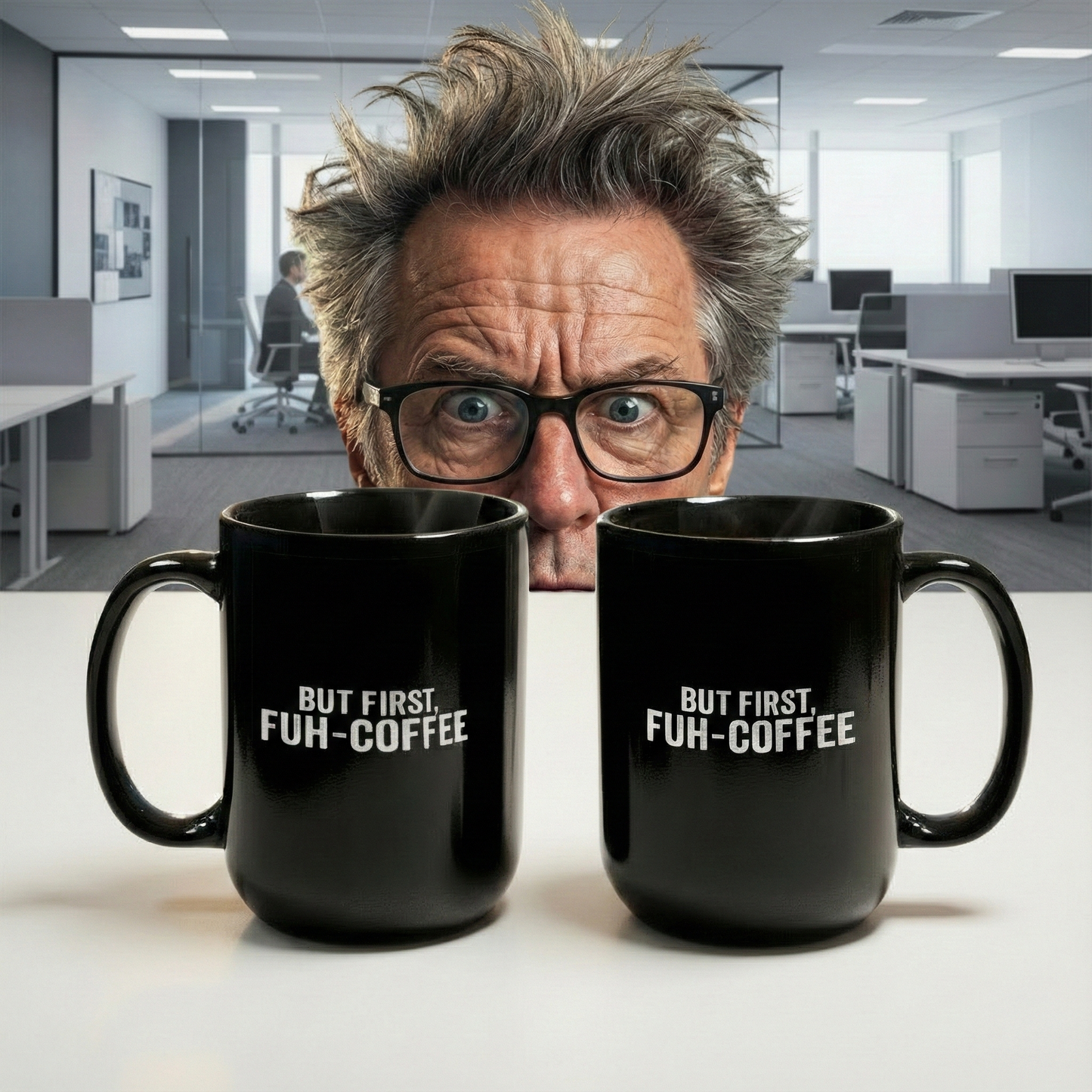FUH-COFFEE - Mug - But First - Black