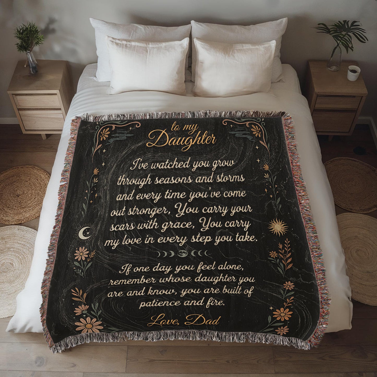 Seasons and Storms2 - Heirloom Woven Blanket