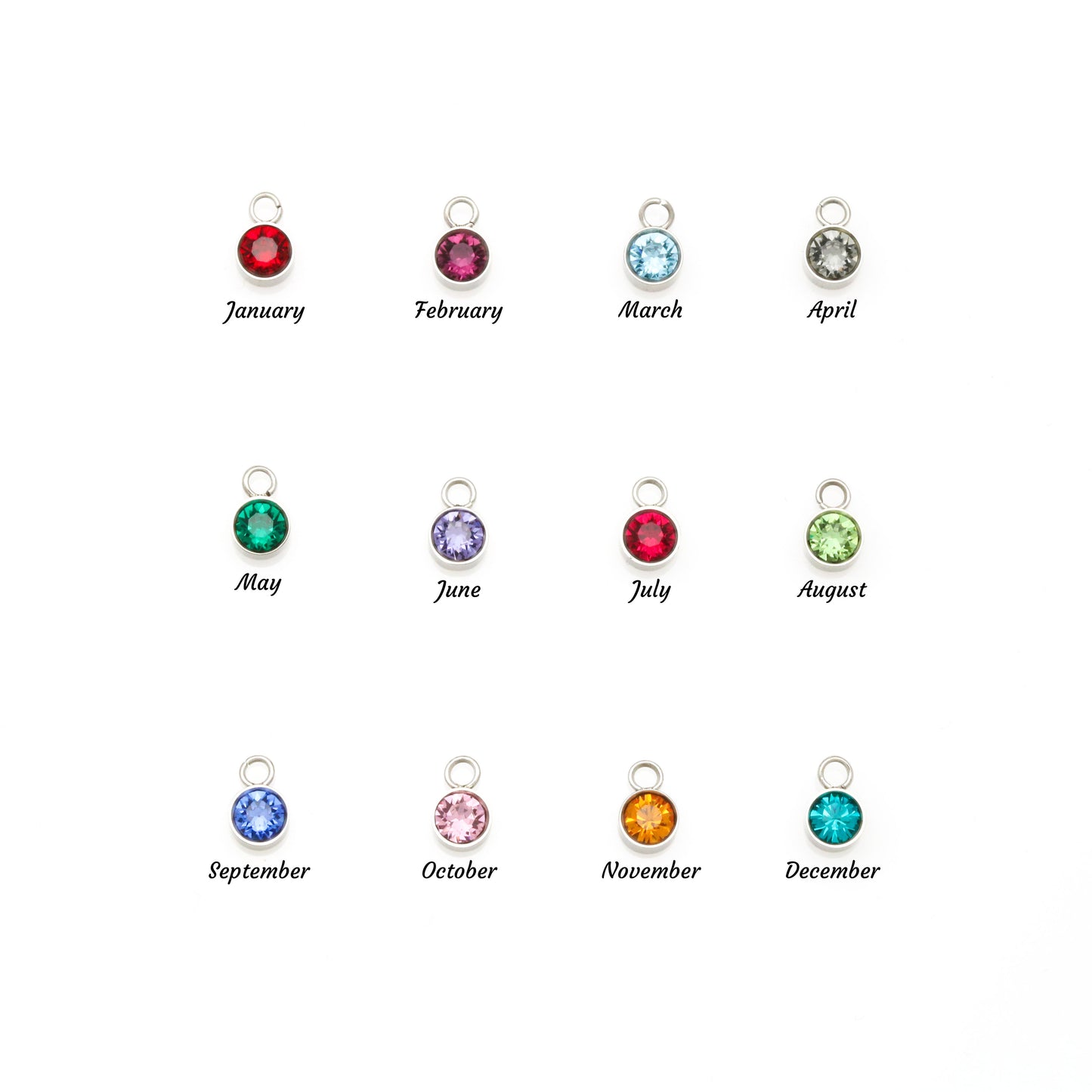 First Mother's Day - Name & Birthstone Necklace