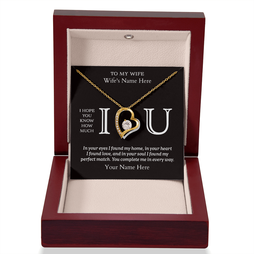 I Heart U Complete - To My Wife - Forever Love Per
