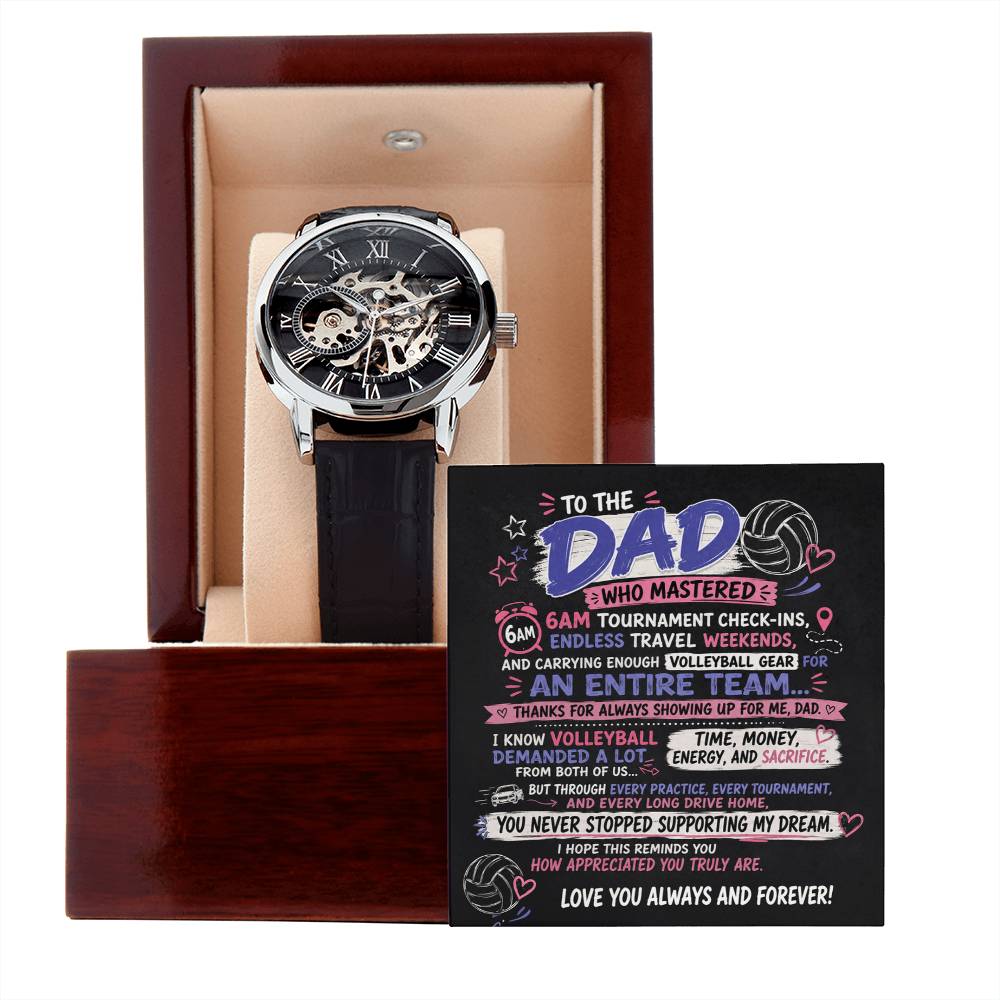 Volleyball Dad Openwork Watch – Appreciate