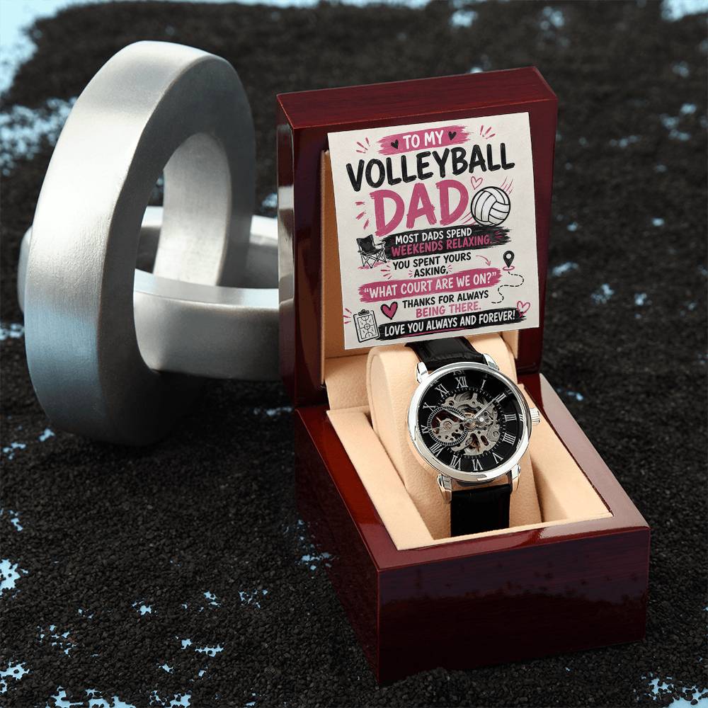Volleyball Dad Openwork Watch – What Court