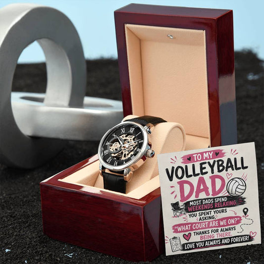 Volleyball Dad Openwork Watch – What Court