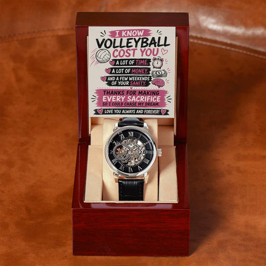Volleyball Dad Openwork Watch – Sacrifice