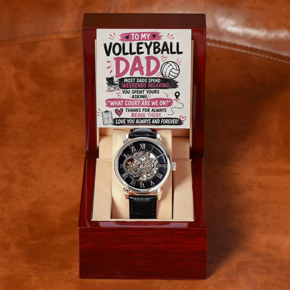 Volleyball Dad Openwork Watch – What Court