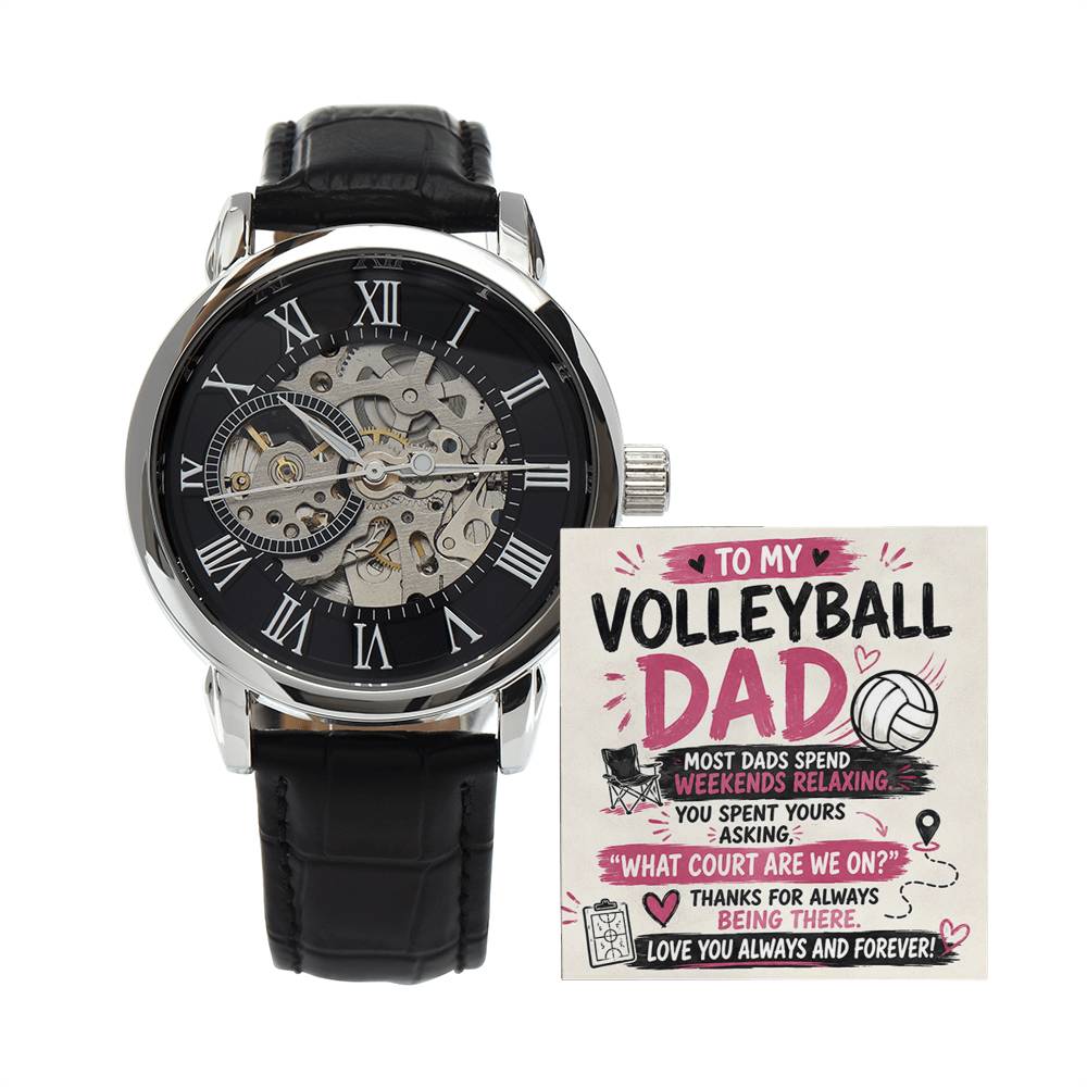 Volleyball Dad Openwork Watch – What Court