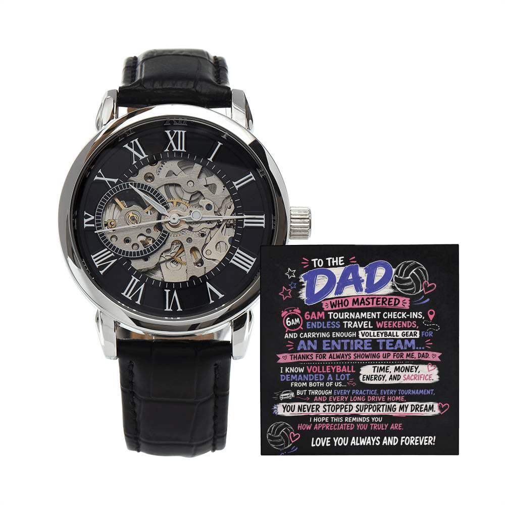 Volleyball Dad Openwork Watch – Appreciate