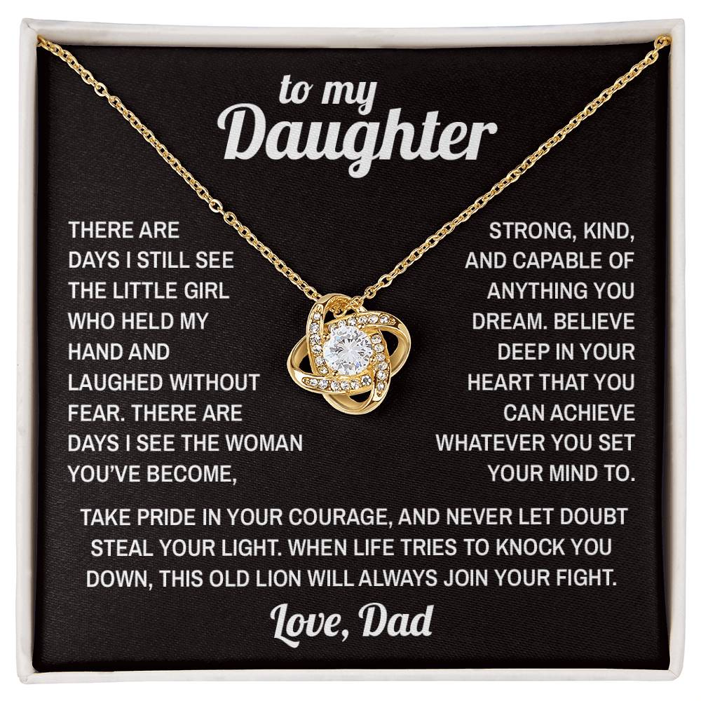 Lion's Pride II - To My Daughter -  Love Knot