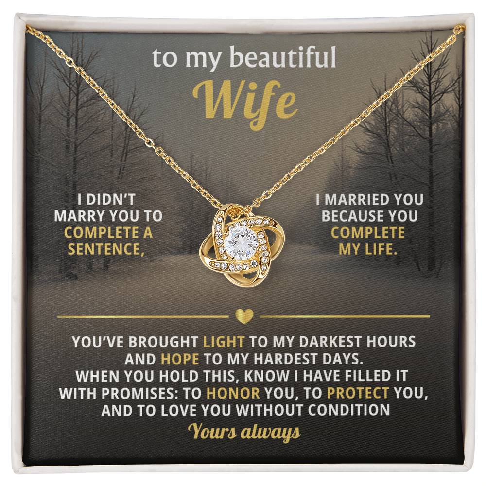 Honor 2 - To My Wife - Love Knot