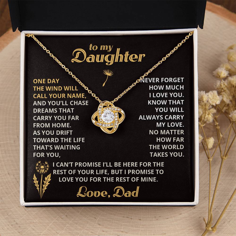 Carry My Love III - To My Daughter - Love Knot