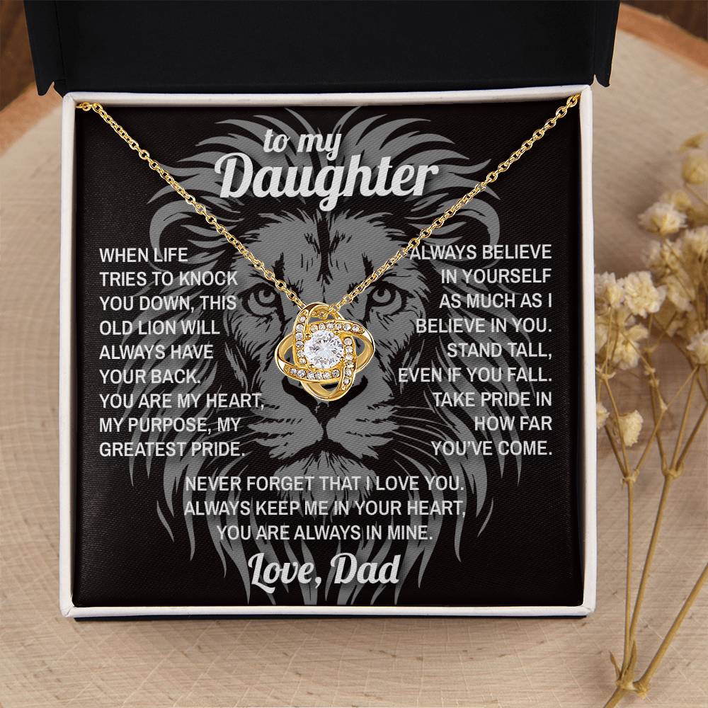 Lion's Stance - To My Daughter - Love Knot