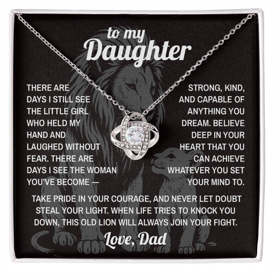 Lion's Pride - To My Daughter - Love Knot