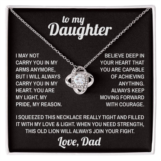 Lion's Strength II - To My Daughter - Love Knot