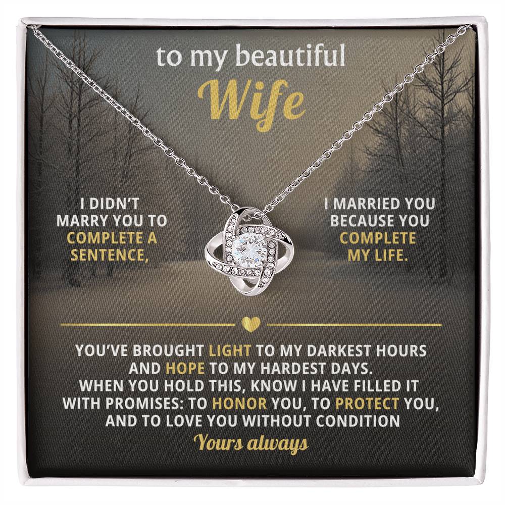 Honor 2 - To My Wife - Love Knot