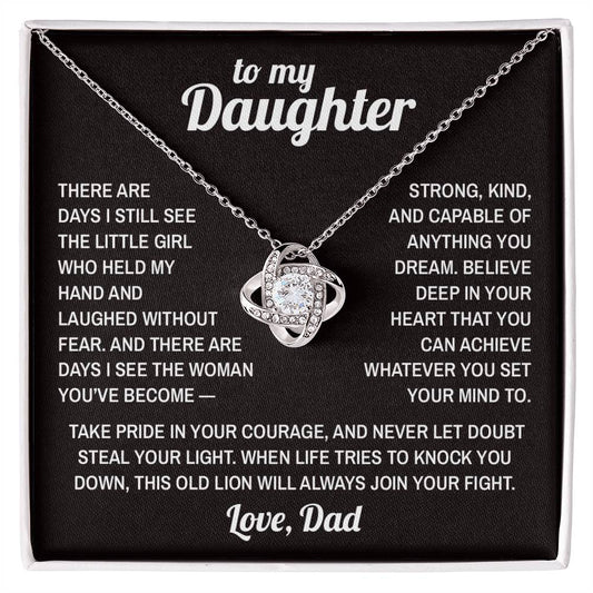 Lion's Pride II - To My Daughter - Love Knot