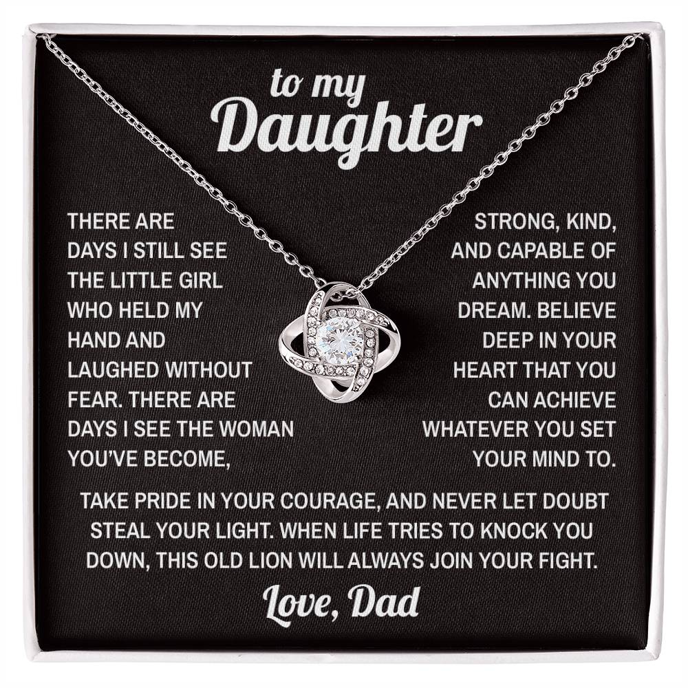 Lion's Pride II - To My Daughter -  Love Knot