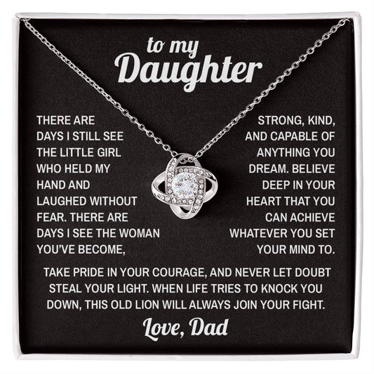 Lion's Pride II - To My Daughter -  Love Knot
