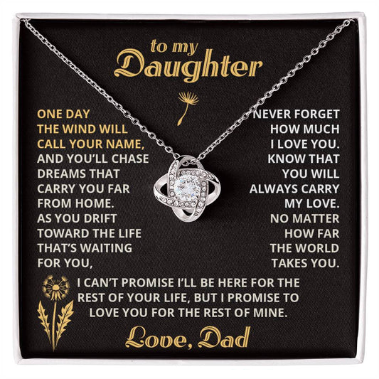 Carry My Love III - To My Daughter - Love Knot