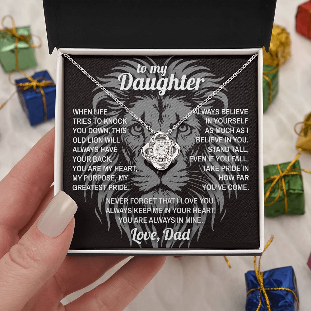 Lion's Stance - To My Daughter - Love Knot