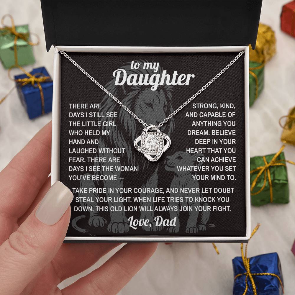 Lion's Pride - To My Daughter - Love Knot